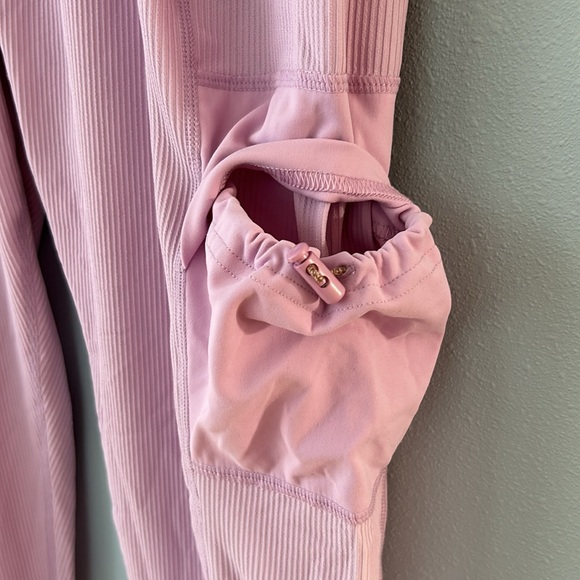 Free People • NWOT Lilac Pink Take A Hike Drop Waist Cargo Harem Pants Sz Small - Picture 9 of 17